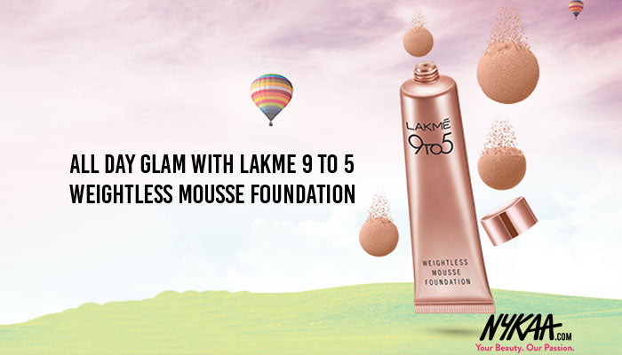 LAKMÉ 9TO5 WEIGHTLESS MOUSSE FOUNDATION-BEIGE CARAMEL