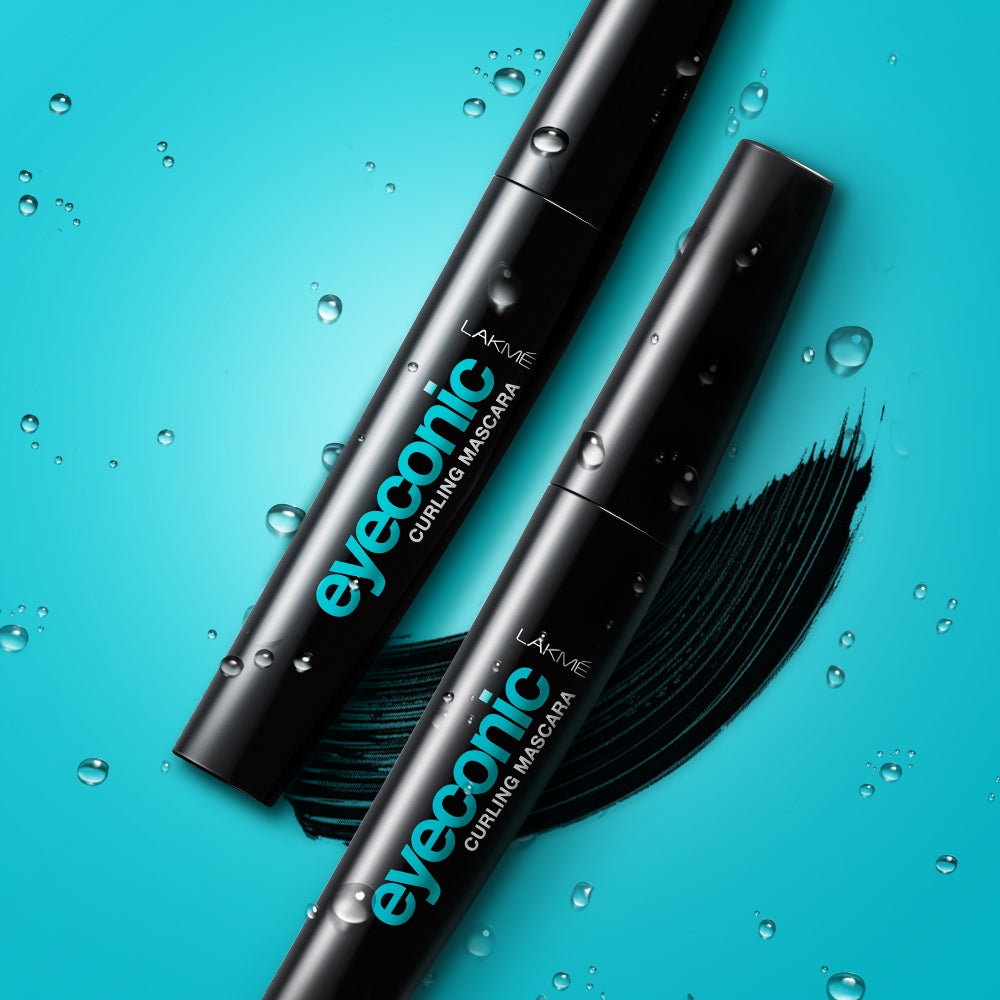 Captivating Lakme Eyeconic Trio -Eyeconic Fine Tip Liner Pen ; Eyeconic Kajal ; Eyeconic Curling Mascara