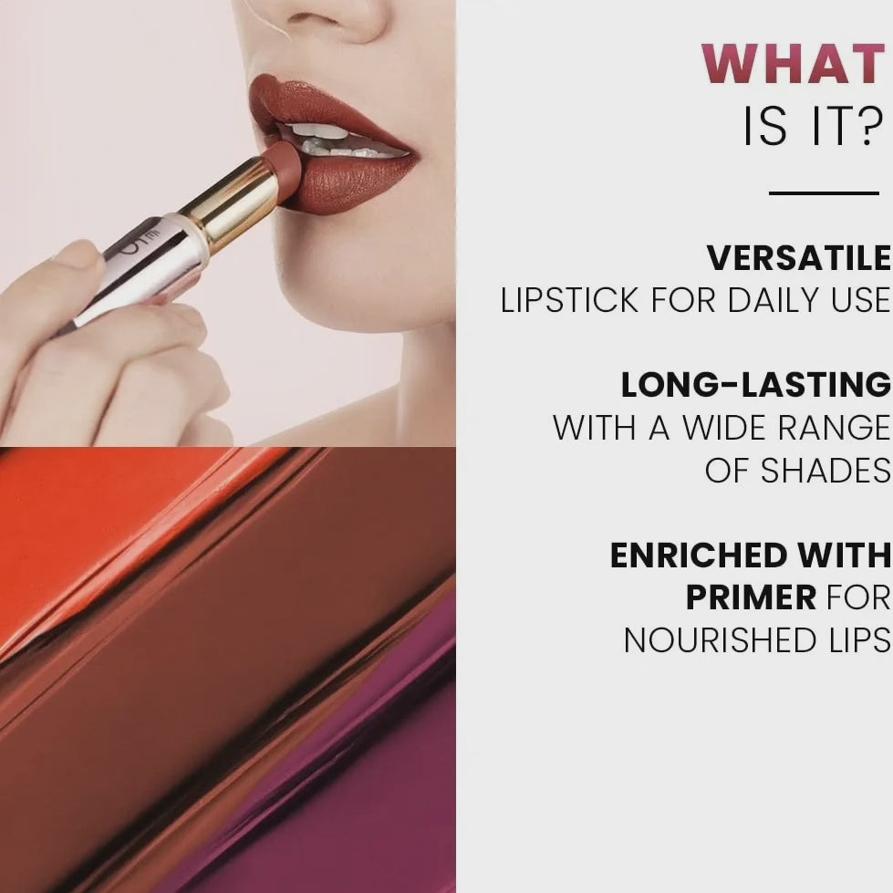 LAKMÉ 9 TO 5 PRIMER + MATTE LIP COLOR -BLUSHING NUDE