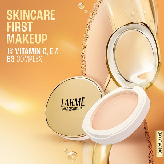 LAKMĒ VITC SUPERGLOW SKIN PERFECTING COMPACT -Ivory