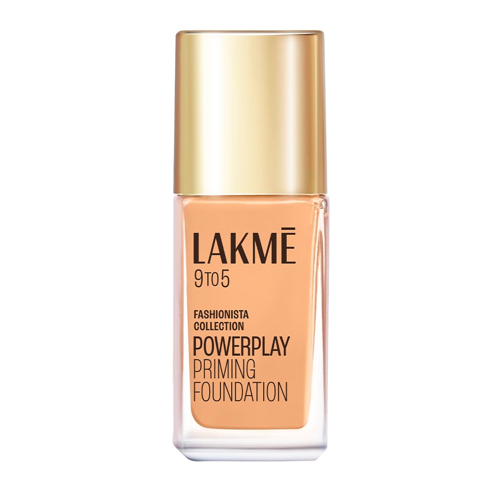 LAKMÉ 9To 5 P+M Perfect Cover Drop Full Coverage Foundation, Matte Finish For All Skin Type, 3.5Ml, WARM LIGHT