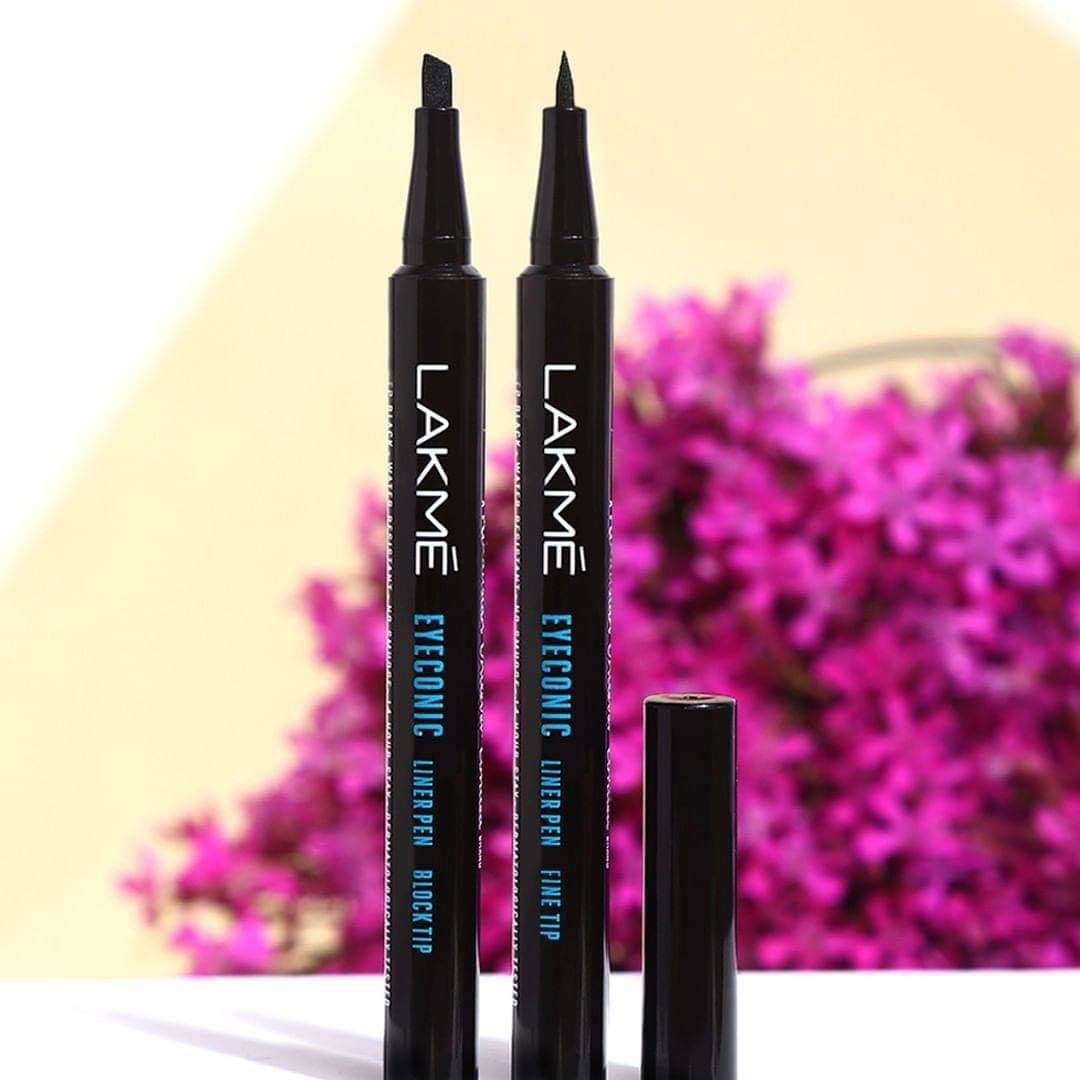 Captivating Lakme Eyeconic Trio -Eyeconic Fine Tip Liner Pen ; Eyeconic Kajal ; Eyeconic Curling Mascara