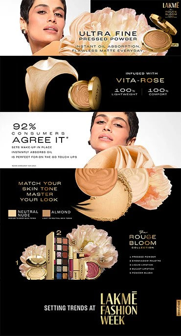 Lakmē Showstopper Collection Rouge Bloom Setting Powder - Neutral Nude