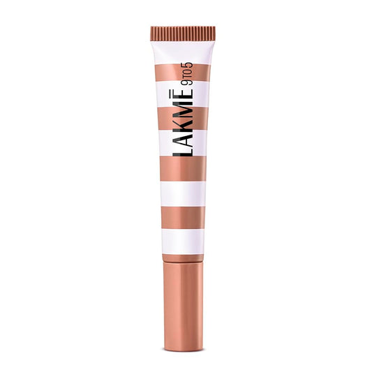 Lakme 9to5 Hya Beach Edit Lip Gloss Stain - 3 Caramel Drizzle, Long Lasting Stain, For Soft and Nourished Lips, with Linoleic Acid & Hyaluronic Acid, SPF 15, Non-Sticky and Lightweight, 10 ml