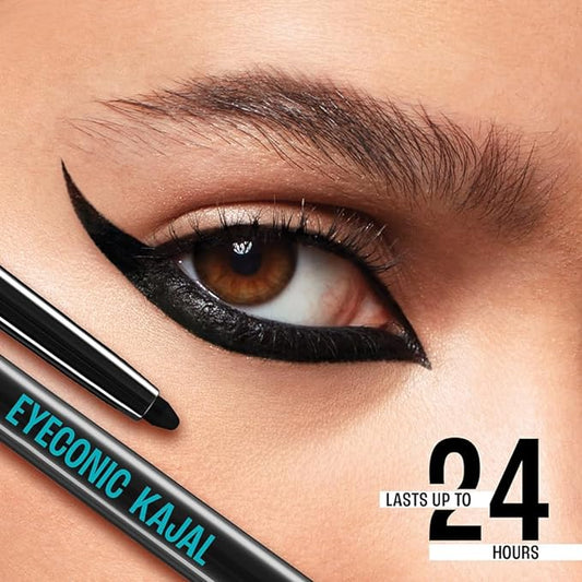 Lakme Eyeconic Kajal Deep Black Twist Up Pencil & Matte Finish