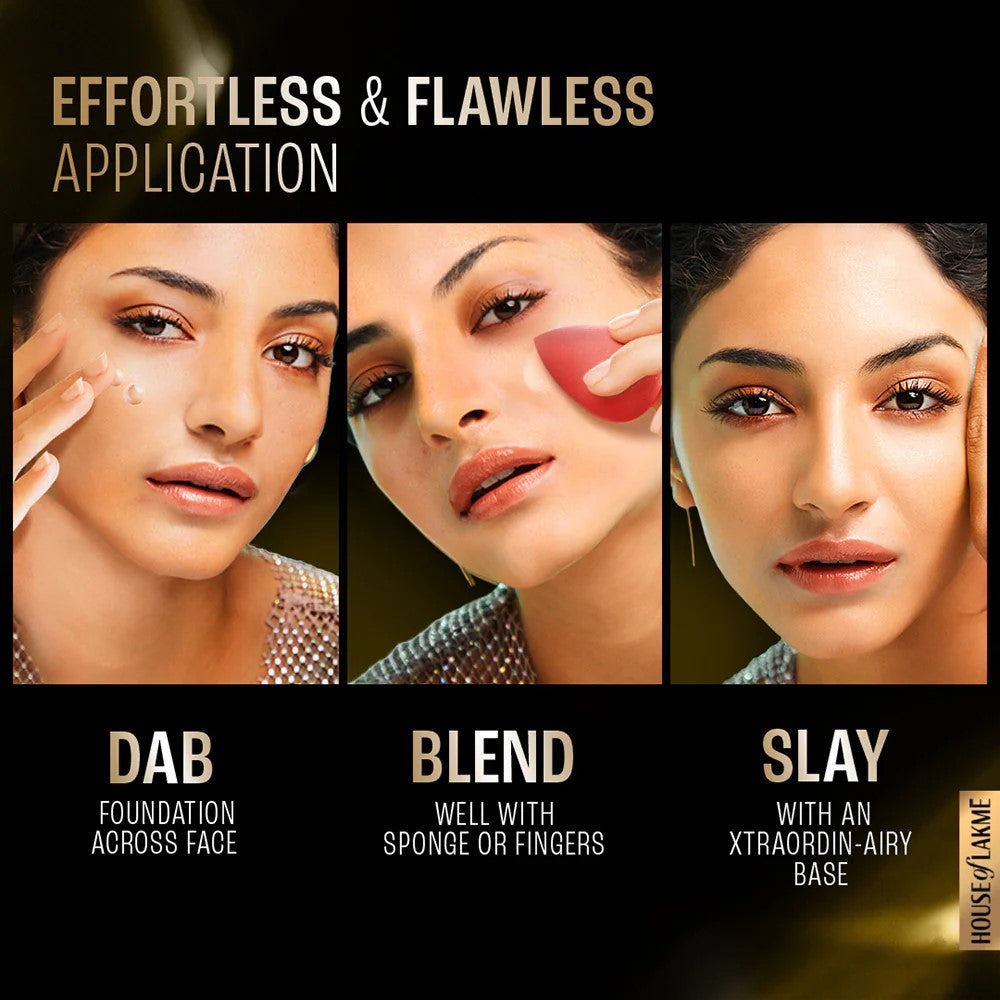 LAKMĒ XTRAORDIN-AIRY MATTEREAL MOUSSE FOUNDATION Color: 05 Beige Honey