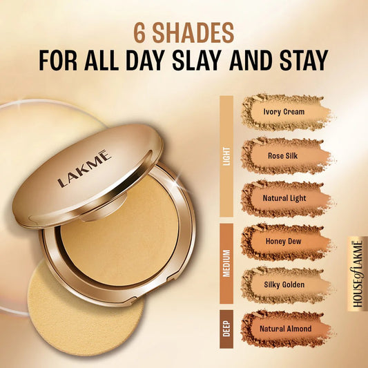 LAKMĒ POWERPLAY PRIMING POWDER FOUNDATION : Natural Light
