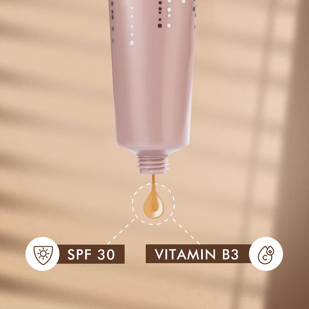 LAKMÉ Natural Cc Found Cream With Spf30 Pa++ BRONZE |Enriched With 3% Niacinamide | Conceals Dark Spots| Brightens Skin |Lightweight Moisturizer + Foundation For All Skin Types |30G