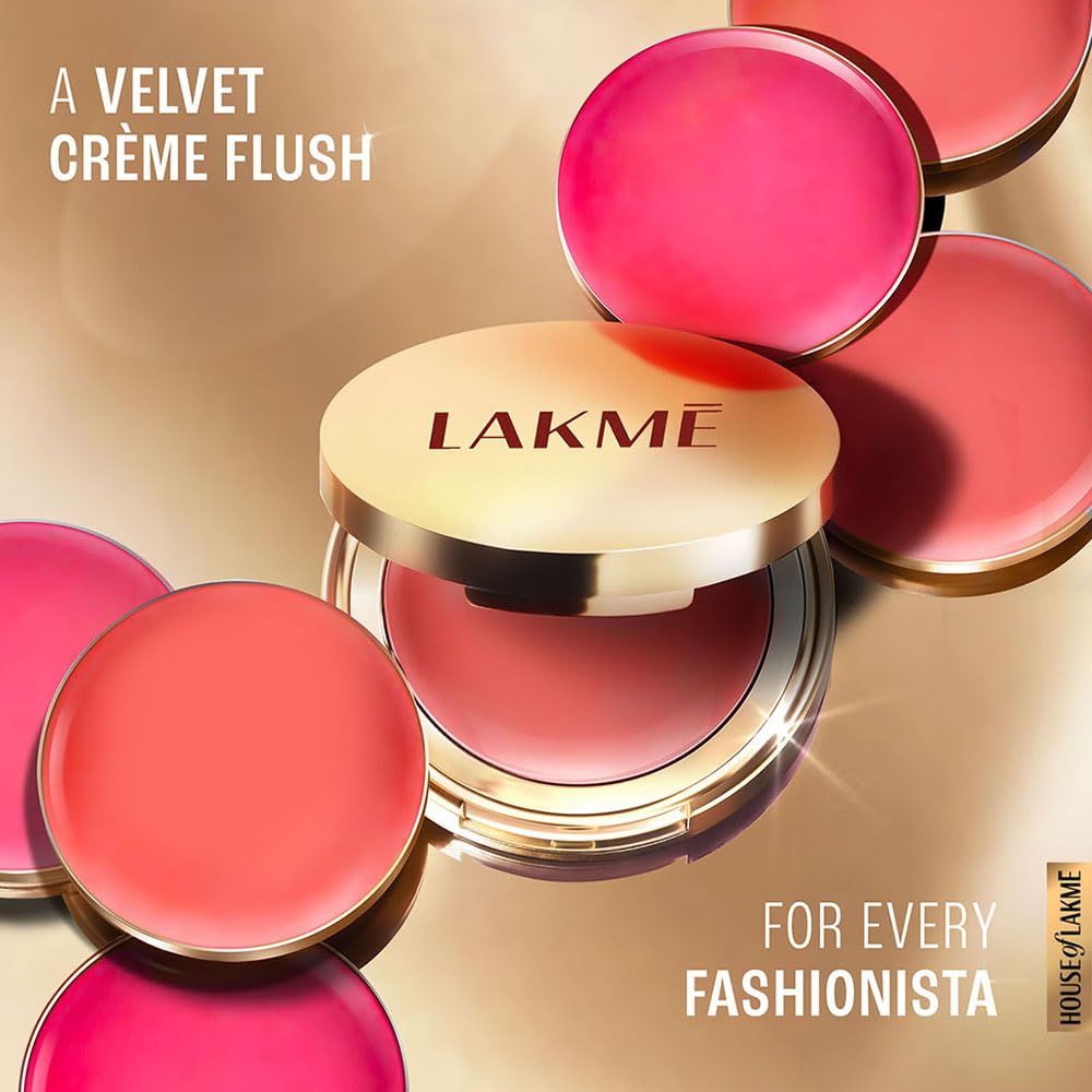 Lakme 9 to 5 Powerplay Velvet Crème Blush - Pink Rose 9gm