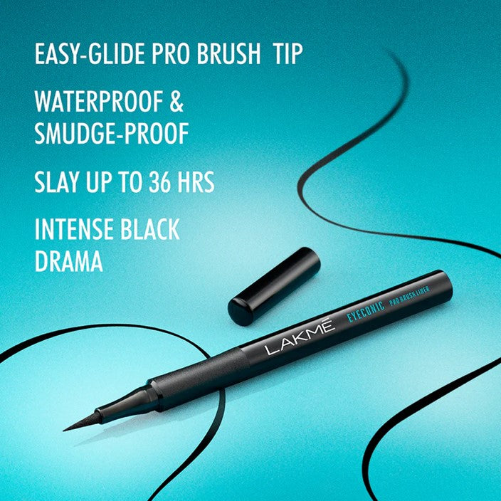 LAKMÉ EYECONIC PRO BRUSH LINER Black