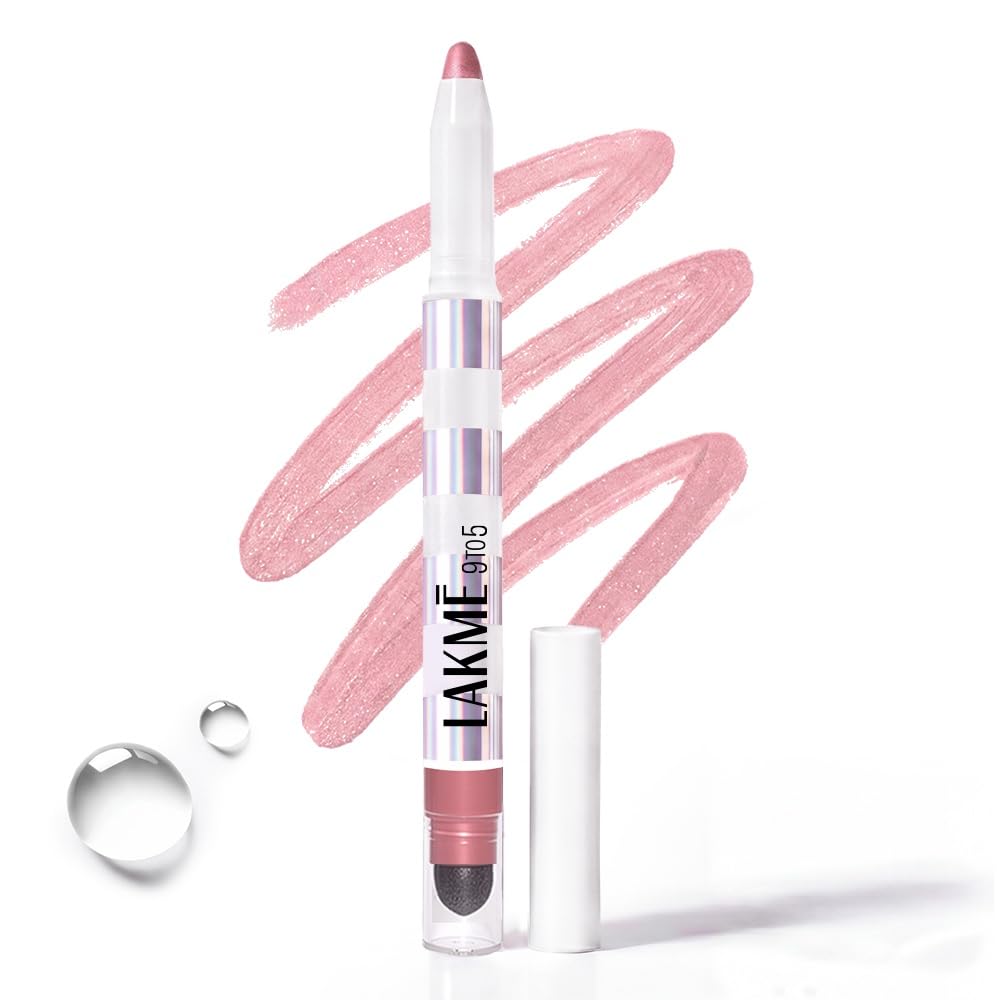 Lakmē 9to5 Hya Glam Liner + Shadow Eye Duo with Hyaluronic acid & Vitamin E -- SOFT FLAME