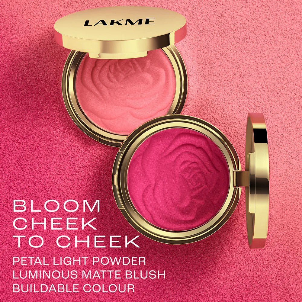 Lakmē Showstopper Collection Rouge Bloom Powder Blush -PINK BLOSSOM
