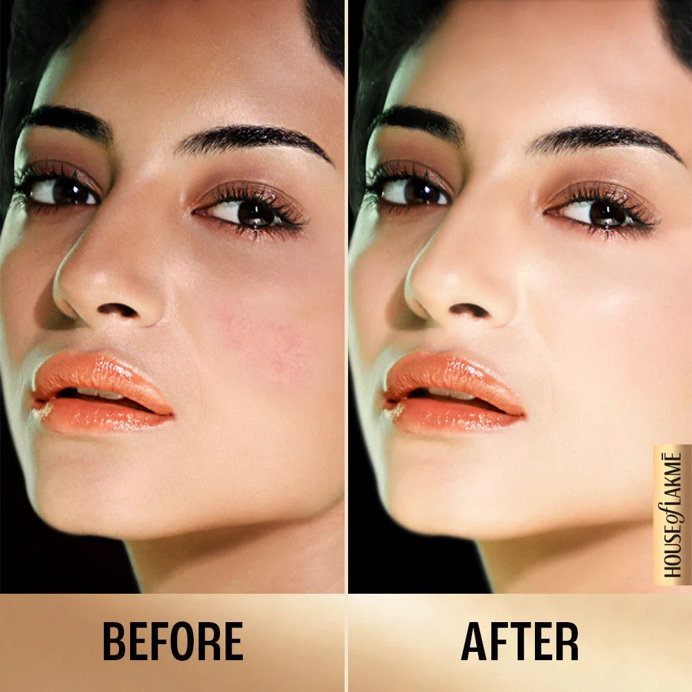 LAKMÉ 9To 5 P+M Perfect Cover Drop Full Coverage Foundation, Matte Finish For All Skin Type, 3.5Ml, WARM LIGHT