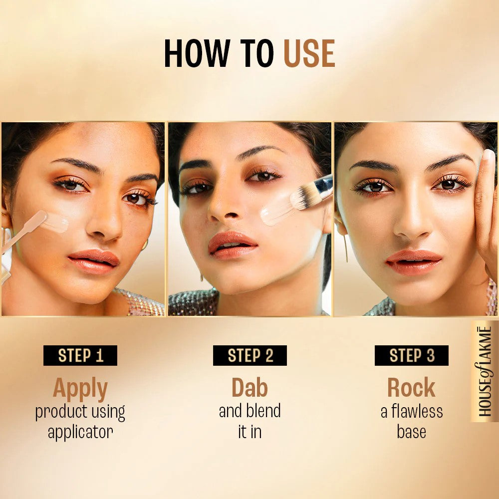 Lakme 9To5 Primer + Matte Perfect Cover Foundation,Neutral Chestnut N360