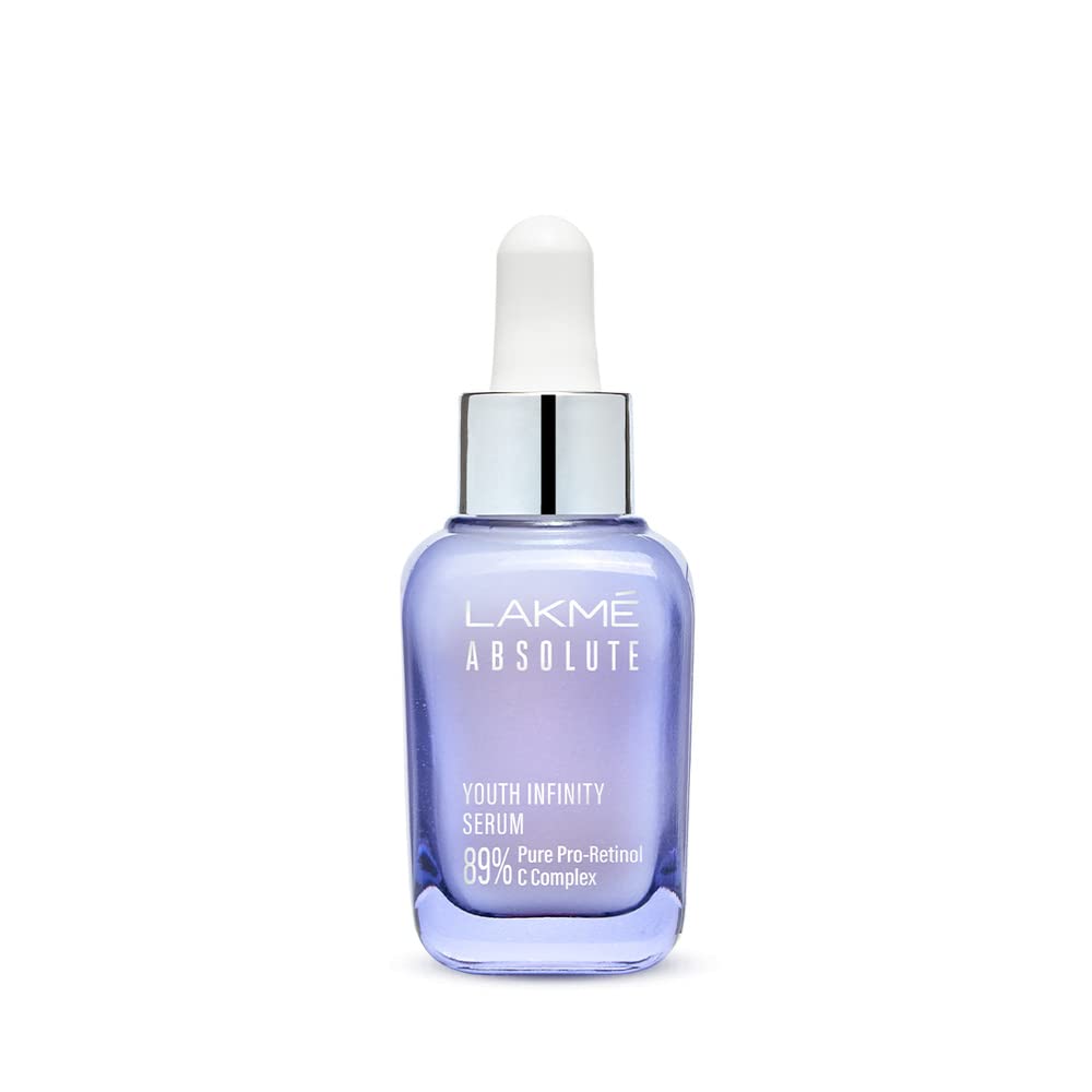 LAKMÉ Absolute Youth Infinity Skin Sculpting Face Serum with Niacinamide, Collagen Booster and Vitamin A for Anti-Ageing, Bright & firm Skin,30ml,