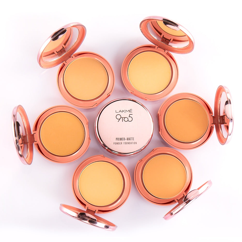 LAKMÉ 9TO5 PRIMER + MATTE POWDER FOUNDATION- IVORY CREAM