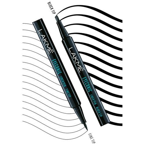 Captivating Lakme Eyeconic Trio -Eyeconic Fine Tip Liner Pen ; Eyeconic Kajal ; Eyeconic Curling Mascara
