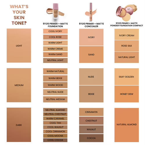 LAKMÉ 9 TO 5 PRIMER + MATTE PERFECT COVER FOUNDATION- WARM NATURAL W180