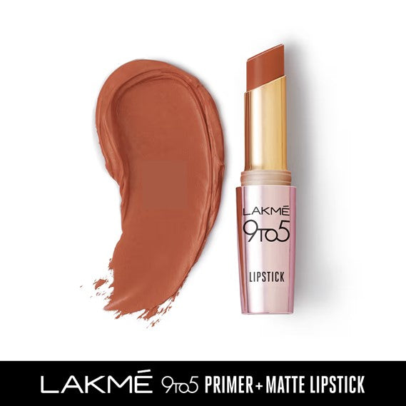 LAKMÉ 9 TO 5 PRIMER + MATTE LIP COLOR CARAMEL LATTE