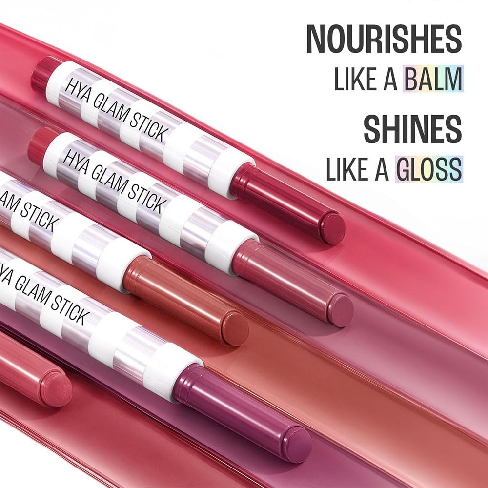 Lakmē 9to5 Hya Glam Plump+Shine Clickstick, Hyaluronic acid & ceramides - BOSS BROWN