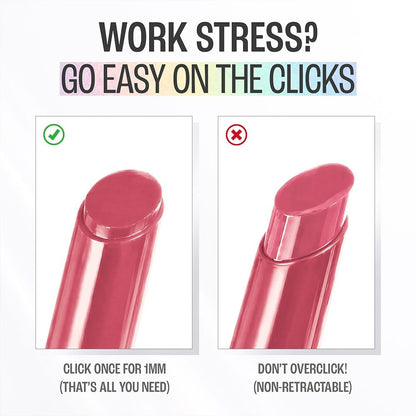 Lakmē 9to5 Hya Glam Plump+Shine Clickstick, Hyaluronic acid & ceramides - BOSS BROWN