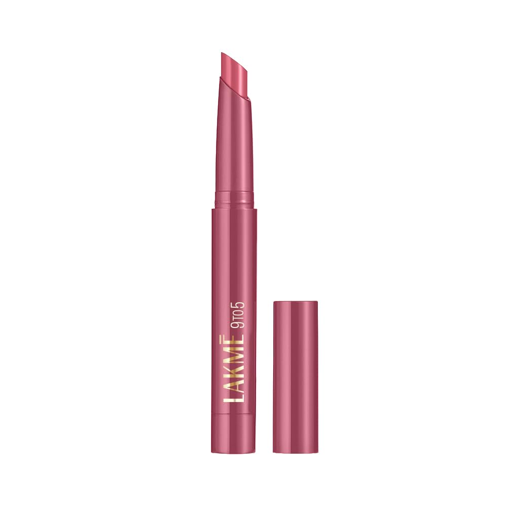 Lakme 9 to 5 Forever Matte Lip Crayon, VISION PINK, 1.1g