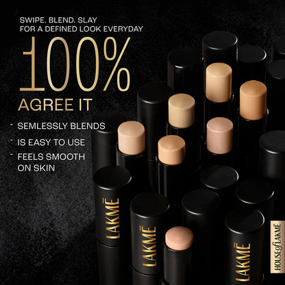 LAKMĒ FACELIFT FOUNDATION STICK  - Color: Warm Natural