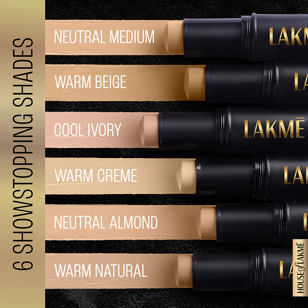 LAKMĒ FACELIFT FOUNDATION STICK  - Color: Warm Natural