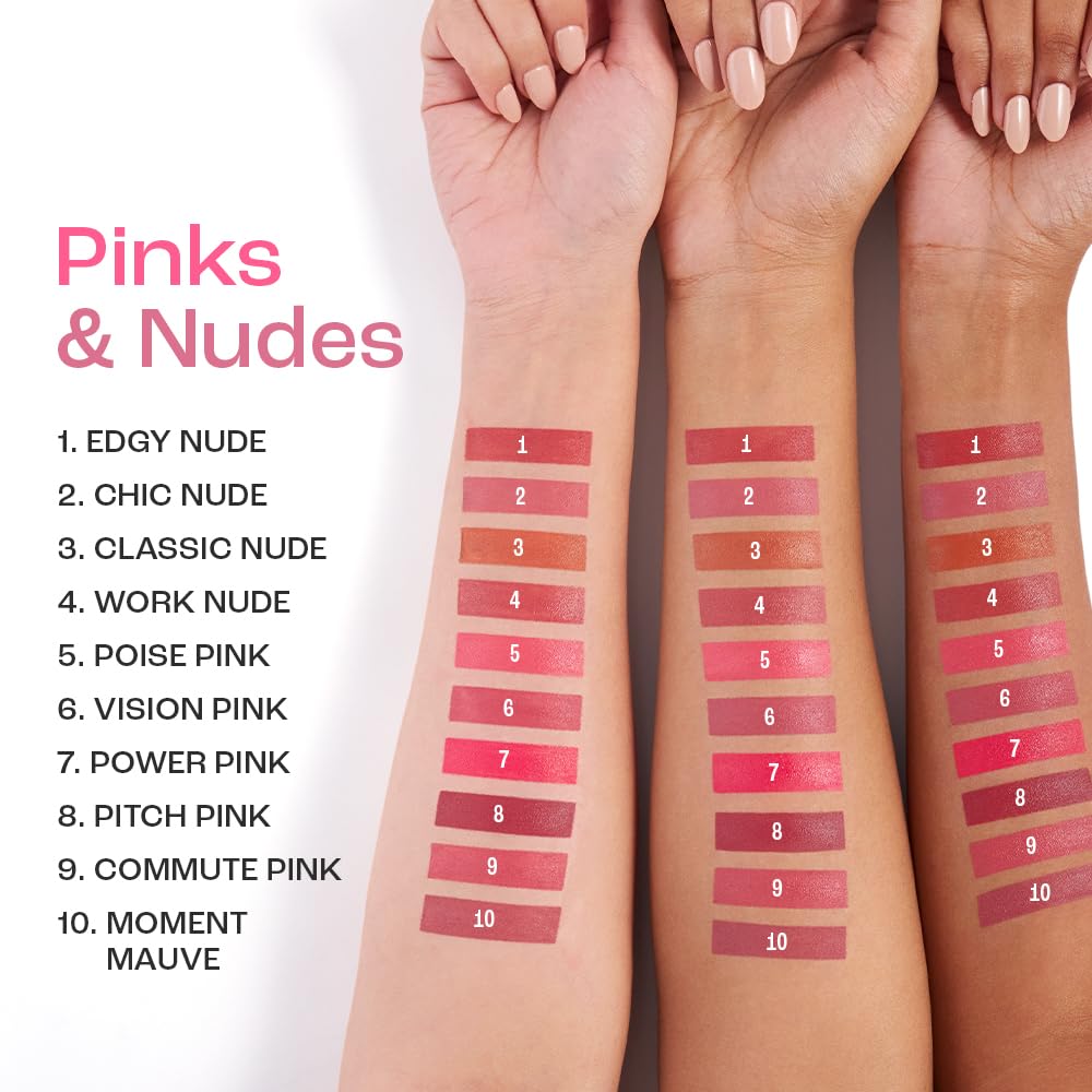 Lakme 9 to 5 Forever Matte Lip Crayon, MOMENT MAUVE, 1.1g