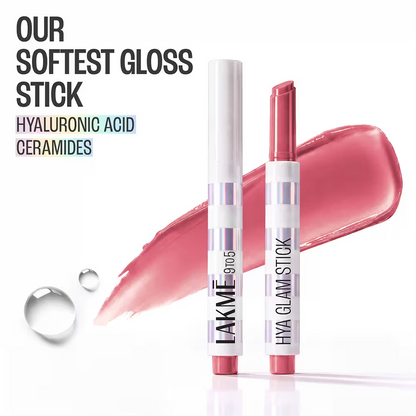 Lakmē 9to5 Hya Glam Plump+Shine Clickstick - POWER NUDE