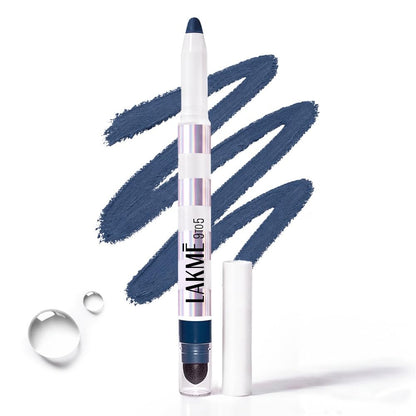 Lakmē 9to5 Hya Glam Liner + Shadow Eye Duo with Hyaluronic acid & Vitamin E - STELLAR BLUE