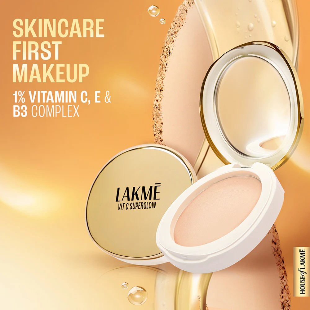 LAKMÉ Superglow Vit C Compact - Sand 8gm