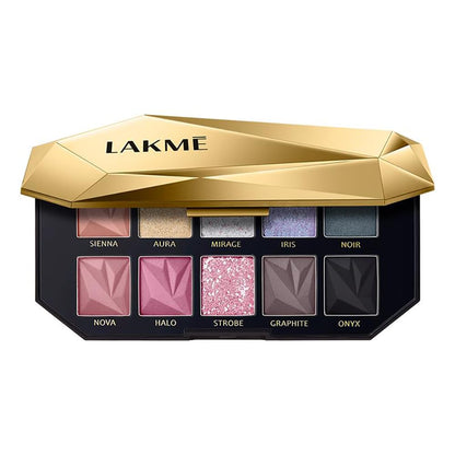 Lakme Be-jewel Multichrome Eyeshadow Palette -Midnight Metals 12g