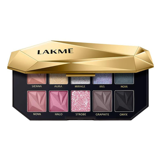 Lakme Be-jewel Multichrome Eyeshadow Palette -Midnight Metals 12g
