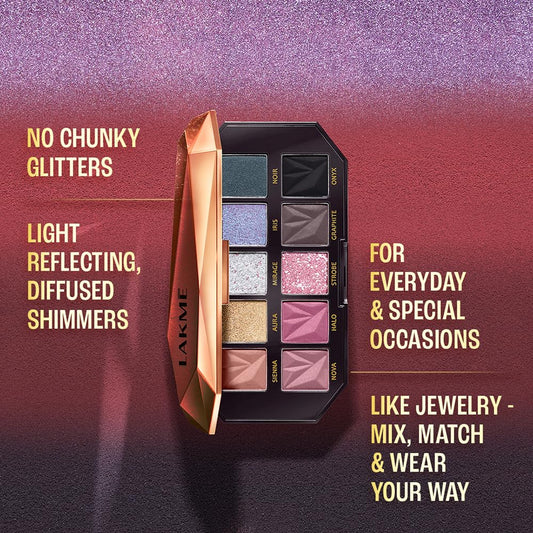 Lakme Be-jewel Multichrome Eyeshadow Palette  DUO