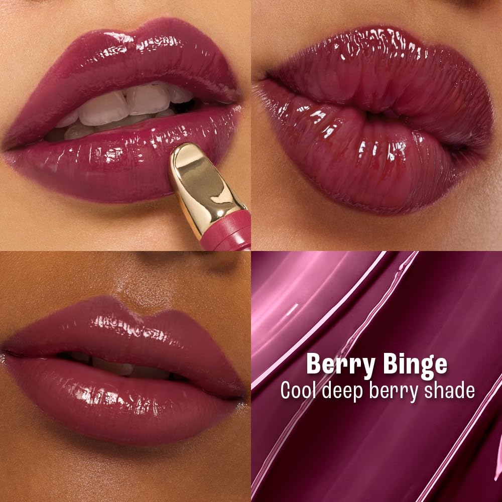 Lakme 9to5 Hya Beach Edit Lip Gloss Stain - 4 Berry Binge