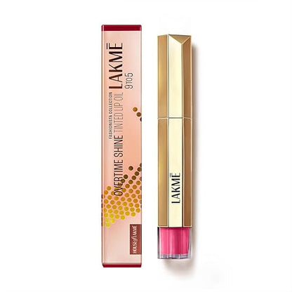 Lakme 9to5 Overtime Shine Tinted Lip Oil 5.3 ml - Berry Bling