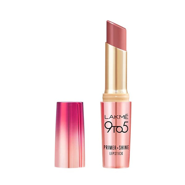 LAKMÉ 9 TO 5 PRIMER + SHINE LIPSTICK - SM1 Blush Mauve