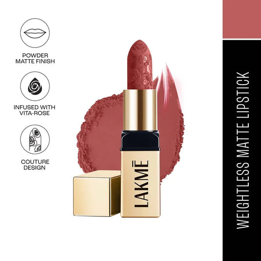 Lakmē Rouge Bloom Powder Matte Bullet - Brick Bloom 210 - Limited Edition