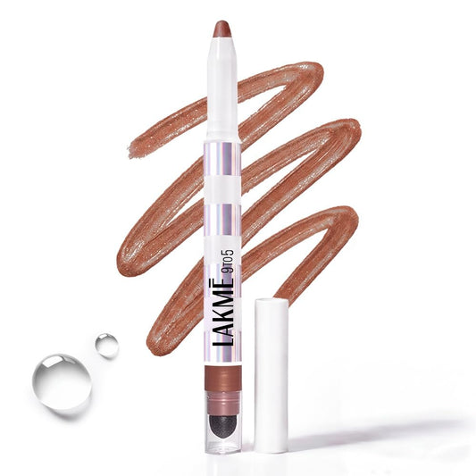 Lakmē 9to5 Hya Glam Liner + Shadow Eye Duo - VELVET BRONZE