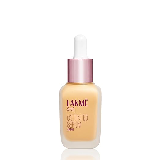 Lakme CC Tinted Serum with 2% Hyaluronic Acid||Tinted Moisturizer to Brighten Skin|| Conceal Dark Spots|| Creme - 30ml