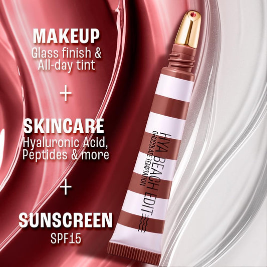 Lakme 9to5 Hya Beach Edit Lip Gloss Stain -1 Chocolate Temptation