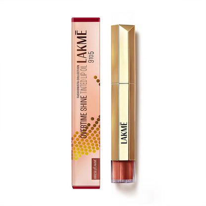 Lakme 9to5 Overtime Shine Tinted Lip Oil 5.3 ml - Cocoa Truffle