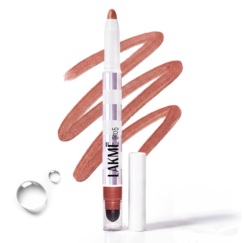 Lakme 9to5, Ember Glow, 2-IN-1 EYE DUO