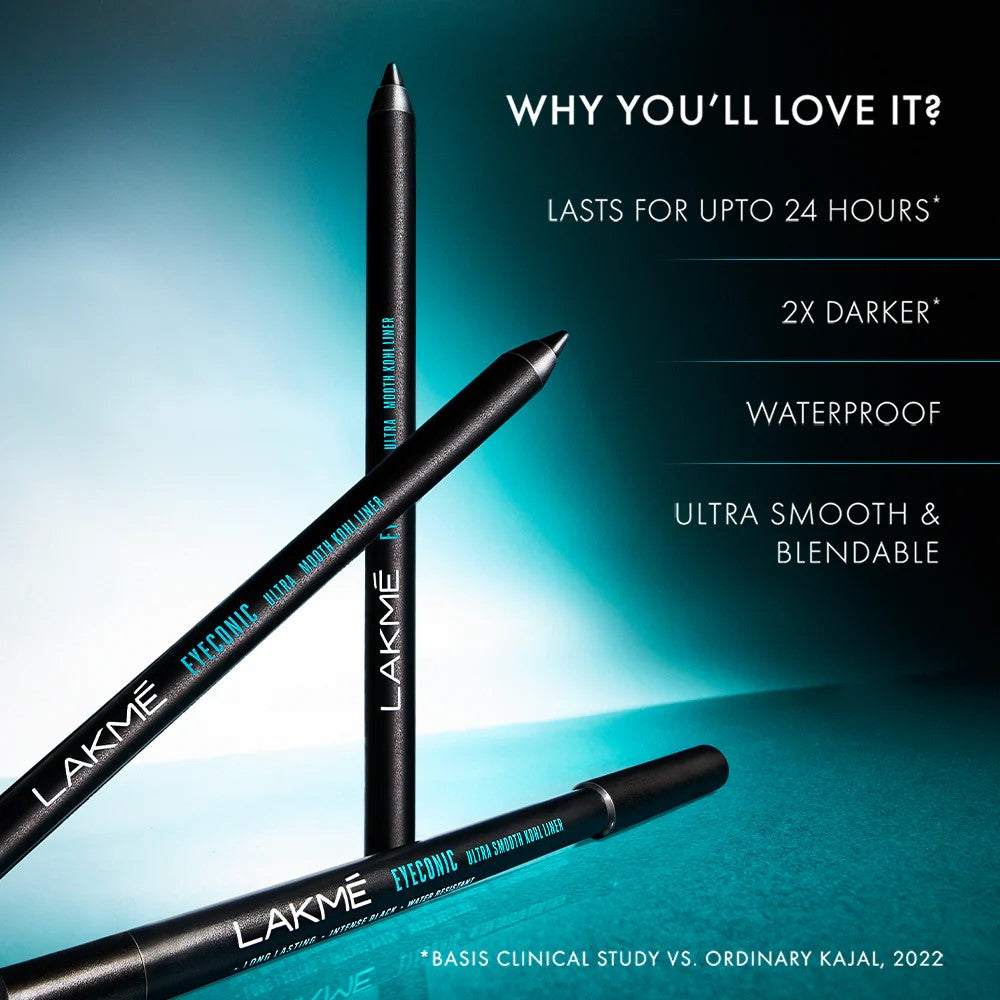 LAKMÉ EYECONIC ULTRA SMOOTH KOHL LINER