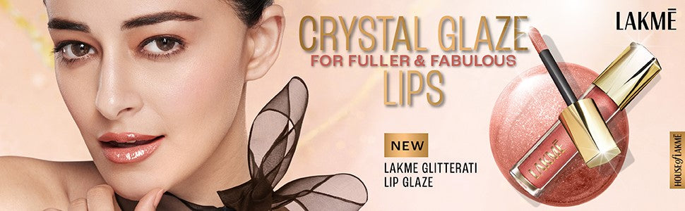 LAKMÉ Glitterati Glossy Lip Glaze - Crystal Crush 5ML