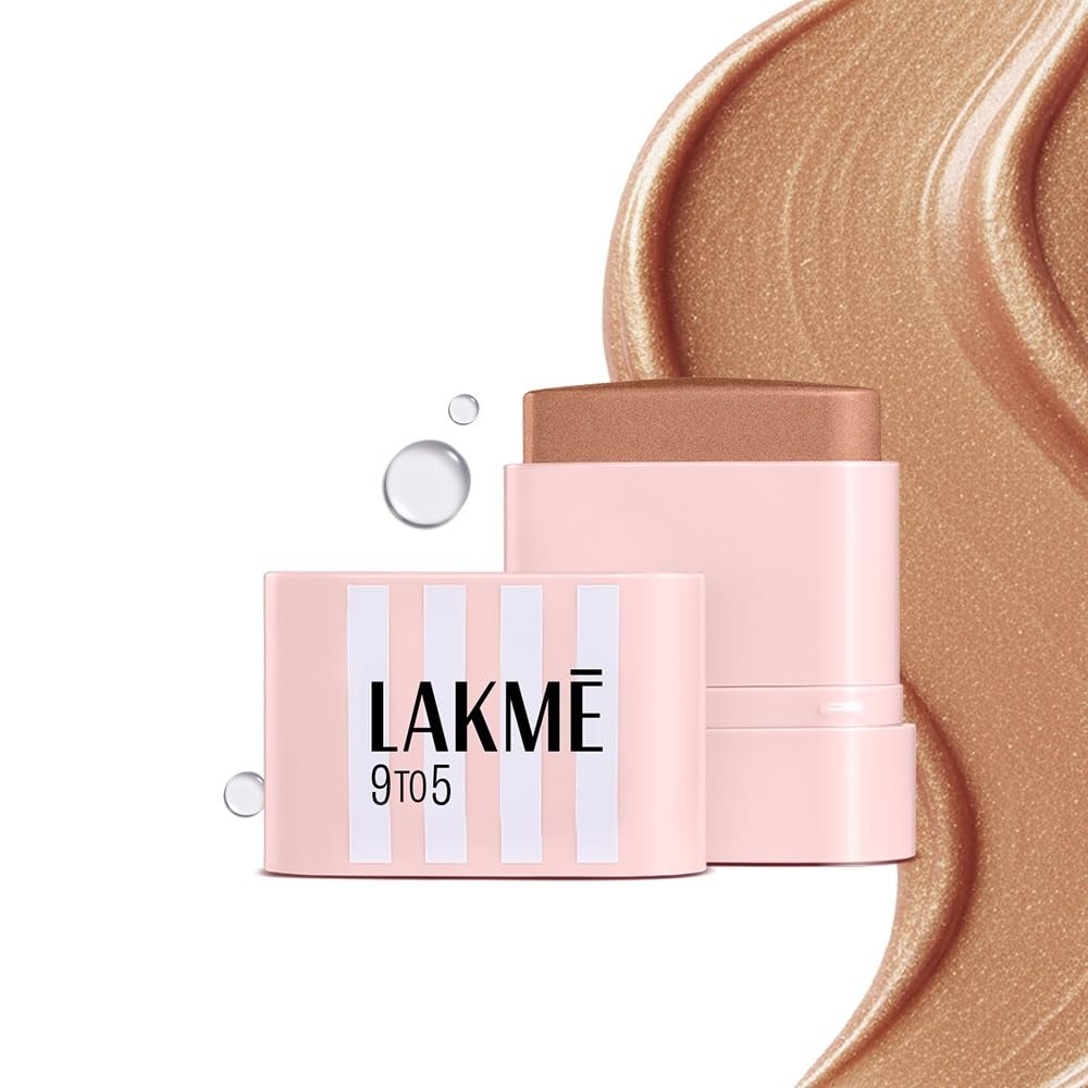 Lakme 9to5 Hya Beach Edit SPF Highlighter Golden Getaway, Creamy Texture