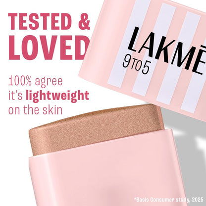 Lakme 9to5 Hya Beach Edit SPF Highlighter Golden Getaway, Creamy Texture