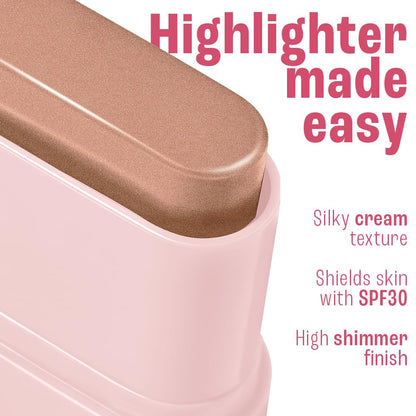 Lakme 9to5 Hya Beach Edit SPF Highlighter Golden Getaway, Creamy Texture