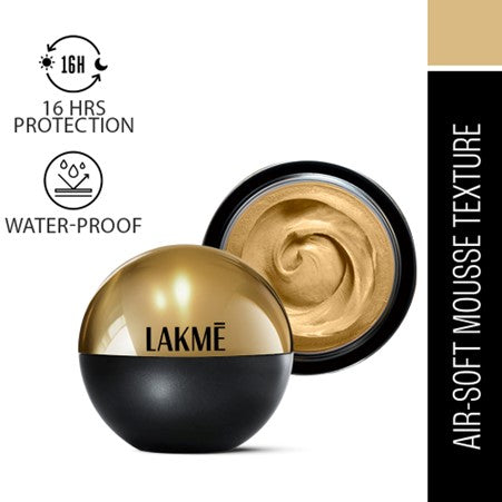 LAKMĒ XTRAORDIN-AIRY MATTEREAL MOUSSE FOUNDATION -Color: 01 Classic Ivory